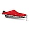 Eevelle Boat Cover JON STYLE BASS BOAT, Outboard Fits 9ft 6in L up to 75in W Red SFJB0975B-RED - alternate 1